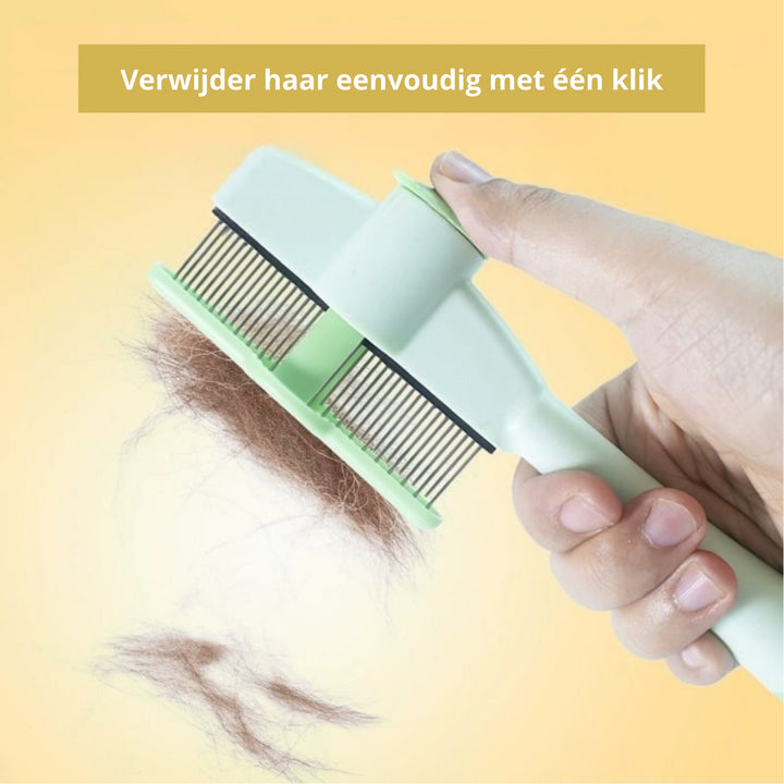 Self-Cleaning Grooming Comb for Dogs and Cats