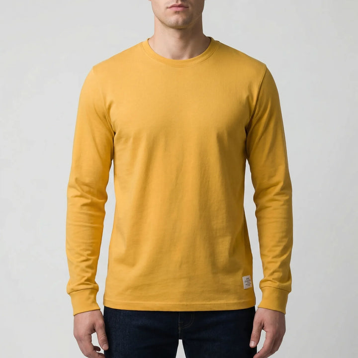 Vestalo - Long-Sleeve Crew Neck Men's Shirt