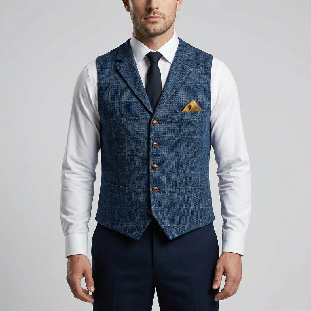 Vestonn - Vintage-Inspired Button-Front Vest
