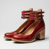 Vintage-Inspired Chunky Heel Pump