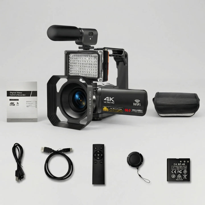 Vixlora - 4K Ultra HD Handheld Camcorder