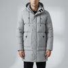 Long Hooded Puffer Jacket For Men