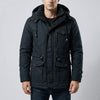 Multi-Pocket Hooded Winter Jacket
