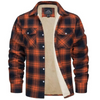 Fleece-Lined Men's Checked Jacket – Arvid Autumn Edition