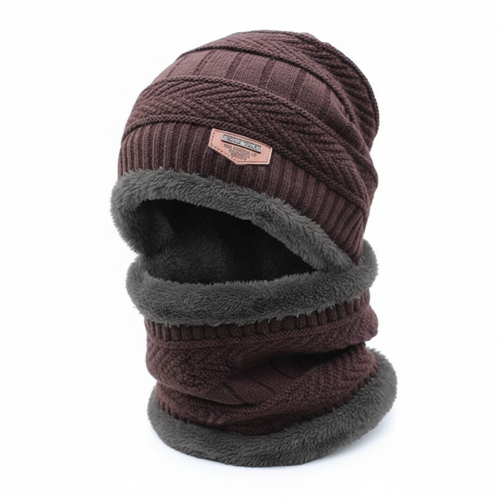 Warm Beanie with Face Cover – WinterCap