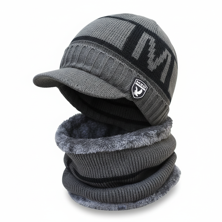 Warm Beanie with Face Cover – WinterCap