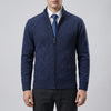 Full-Zip Textured Knit Cardigan