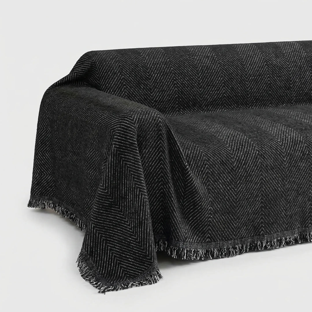 Weavora - Reversible Herringbone Sofa Cover