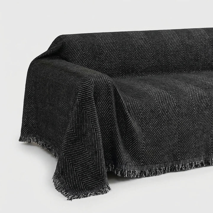 Weavora - Reversible Herringbone Sofa Cover