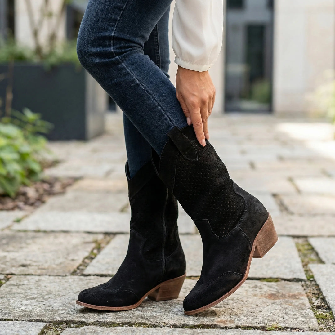 Westora - Mid-Calf Western Cowboy Boot