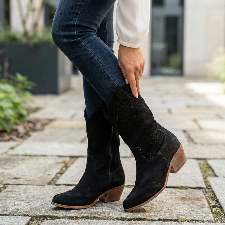Westora - Mid-Calf Western Cowboy Boot