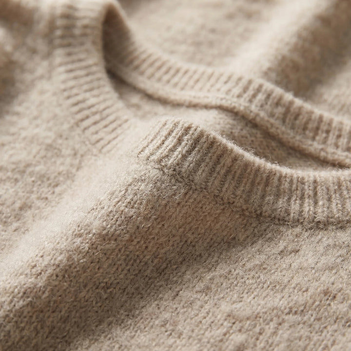 Winsova - Oversized Batwing Crew Neck Sweater