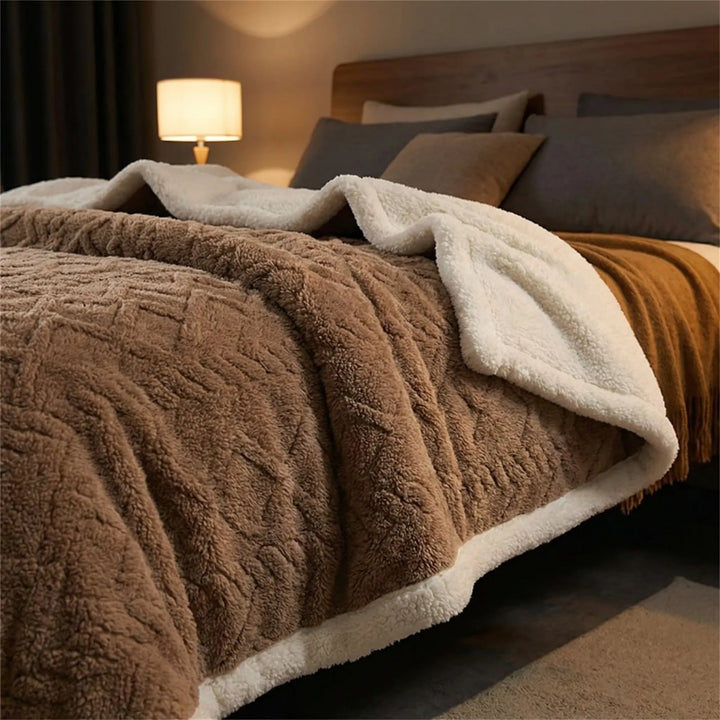 Wyntherr - Thick Double-Sided Plush Winter Blanket