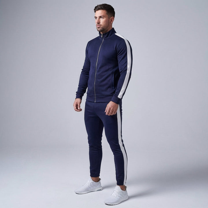 Two-Piece Polyester Tracksuit Set - Austin