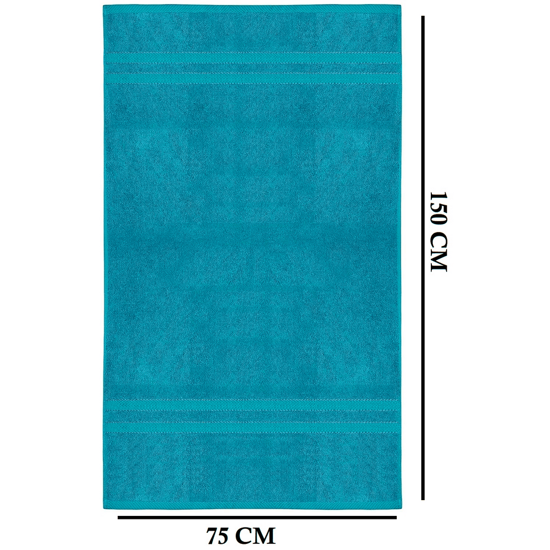 4-Piece Jumbo Bath Towel Set - Quick Dry Bathroom Towels