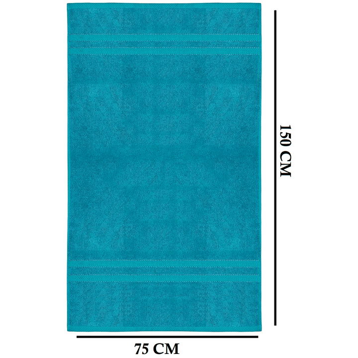 4-Piece Jumbo Bath Towel Set - Quick Dry Bathroom Towels