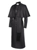 Men's Halloween Priest Costume with Long Robe, Cape and Cross