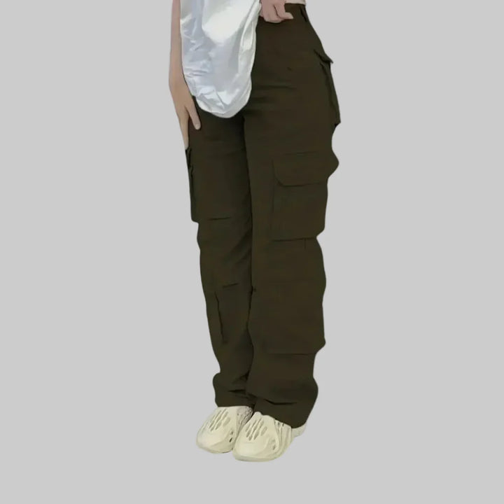 Women's High-Waist Cargo Pants