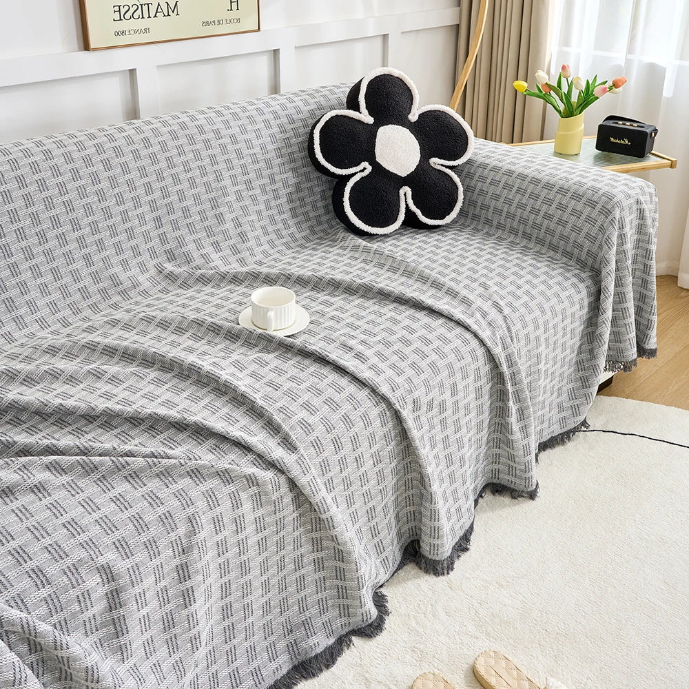 LuxeHome Sofa Cover - Reversible Design - Extra Large