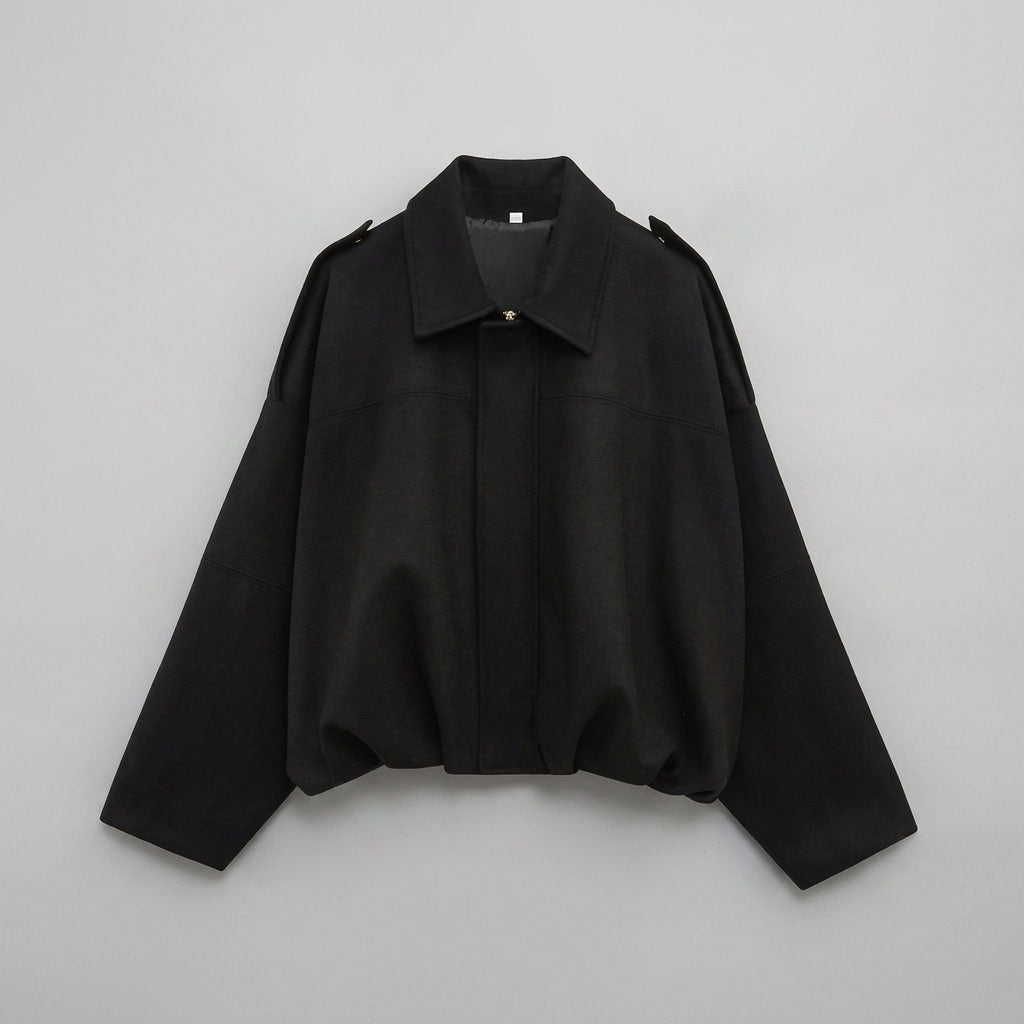 Women's Suede Bomber Jacket Cropped with Tailored Fit