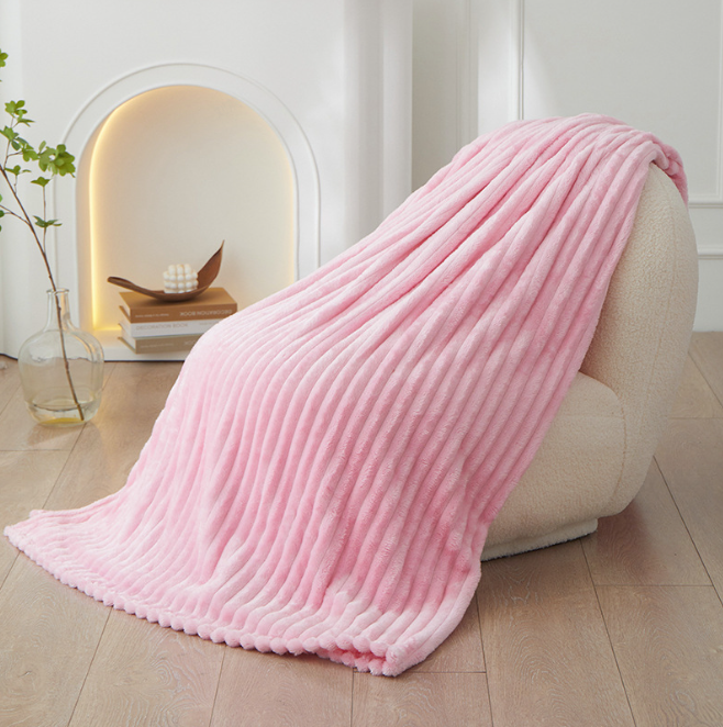 Chunky Knit Textured Throw for Sofa or Bed | Large