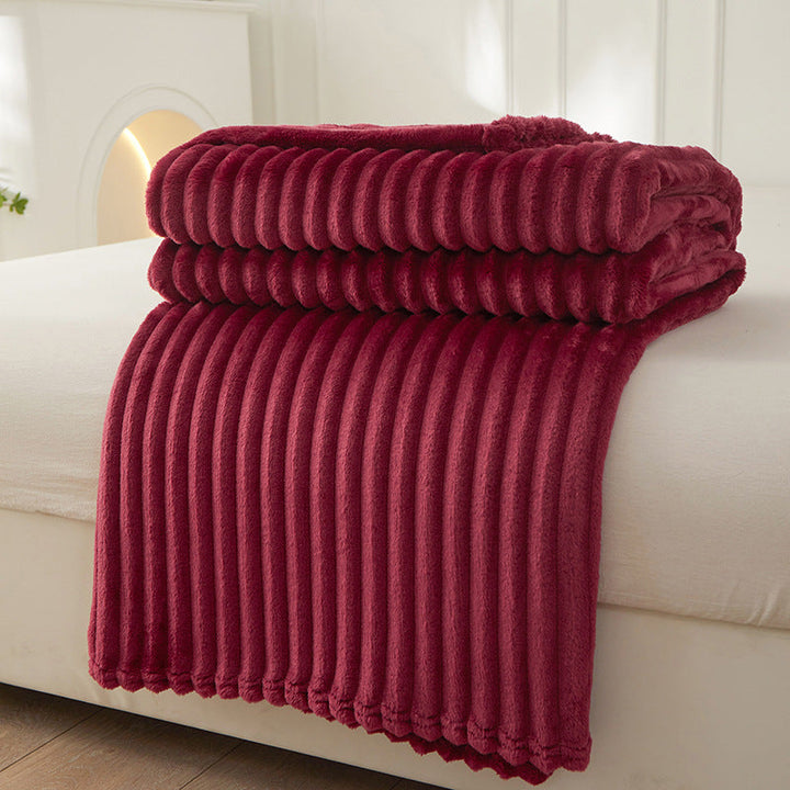 Chunky Knit Textured Throw for Sofa or Bed | Large