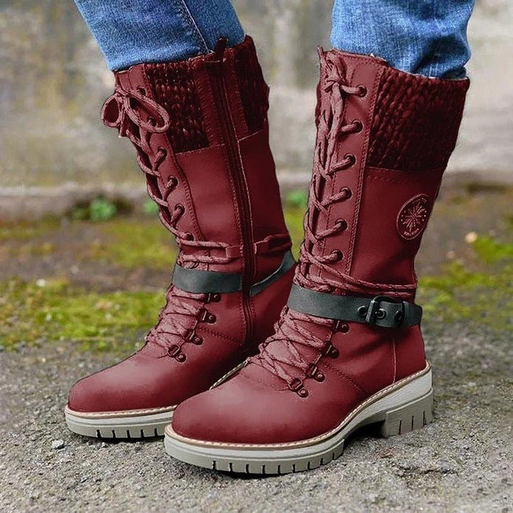 Women's High Boots with Orthopaedic Sole - Amelia