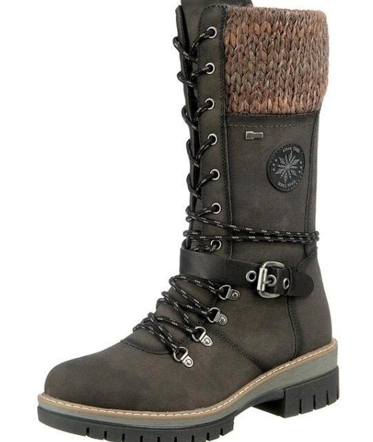 Women's High Boots with Orthopaedic Sole - Amelia