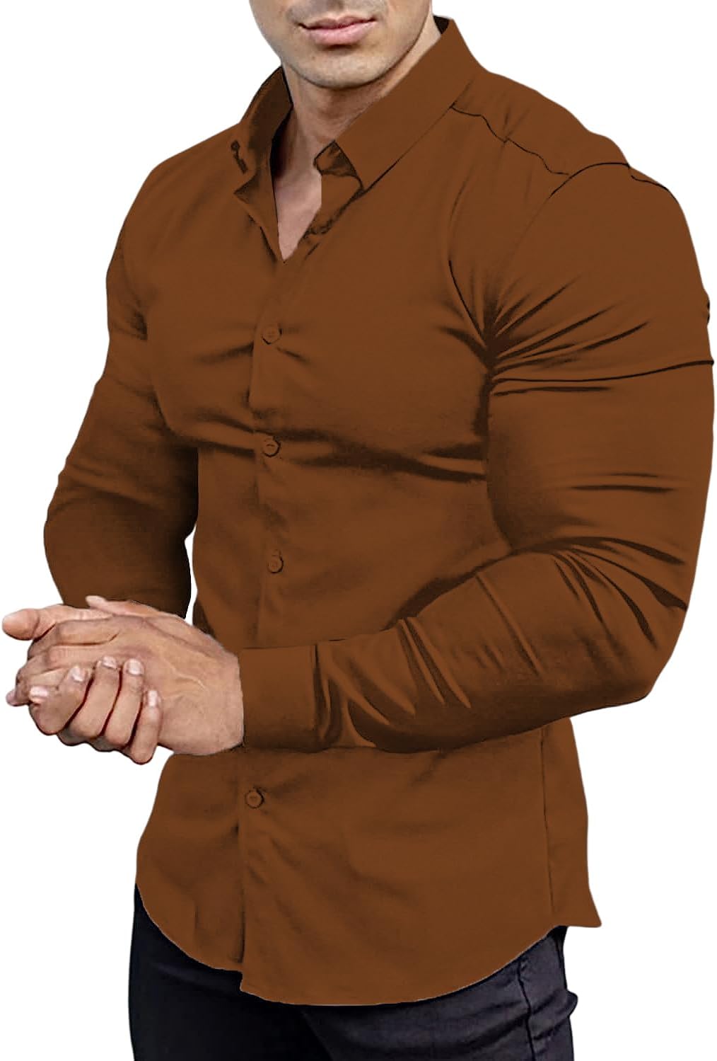 Men's Slim-Fit Wrinkle-Free Shirt for Spring 2026 – David