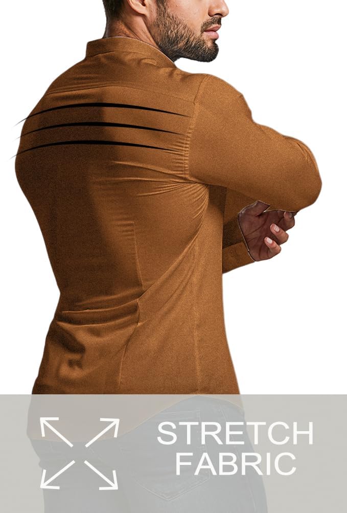 Men's Slim-Fit Wrinkle-Free Shirt for Spring 2026 – David