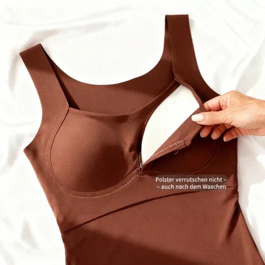 Comfort Tank Top with Built-In Bra Support