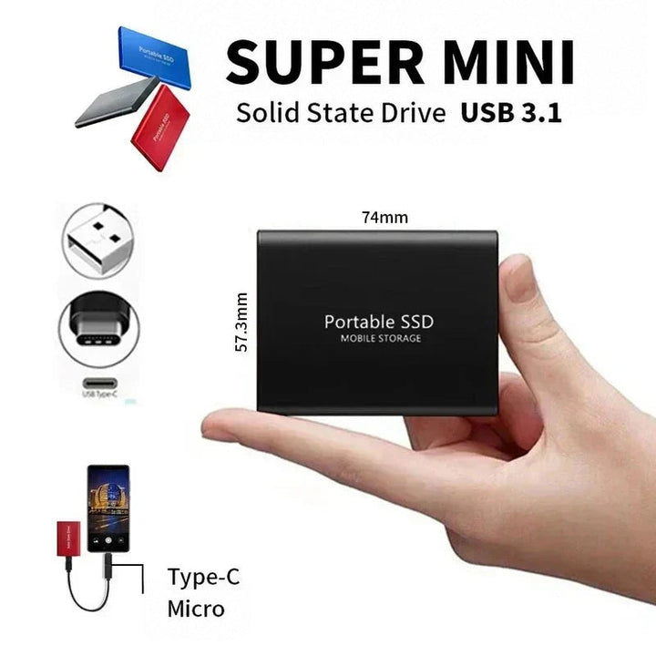 128TB External SSD – High-Speed Portable Storage