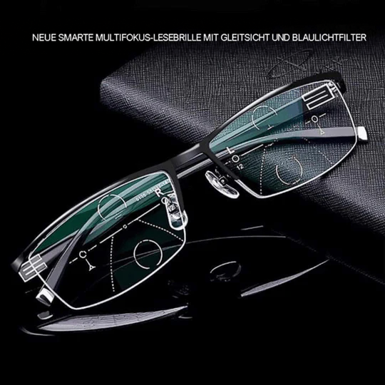 Smart Varifocal Glasses with Automatic Focus Adjustment and Blue Light Filter