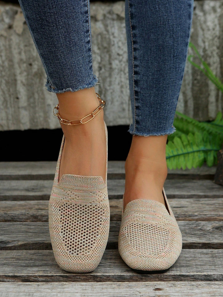 Women's orthopaedic slip-on sneakers with soft footbed, breathable mesh