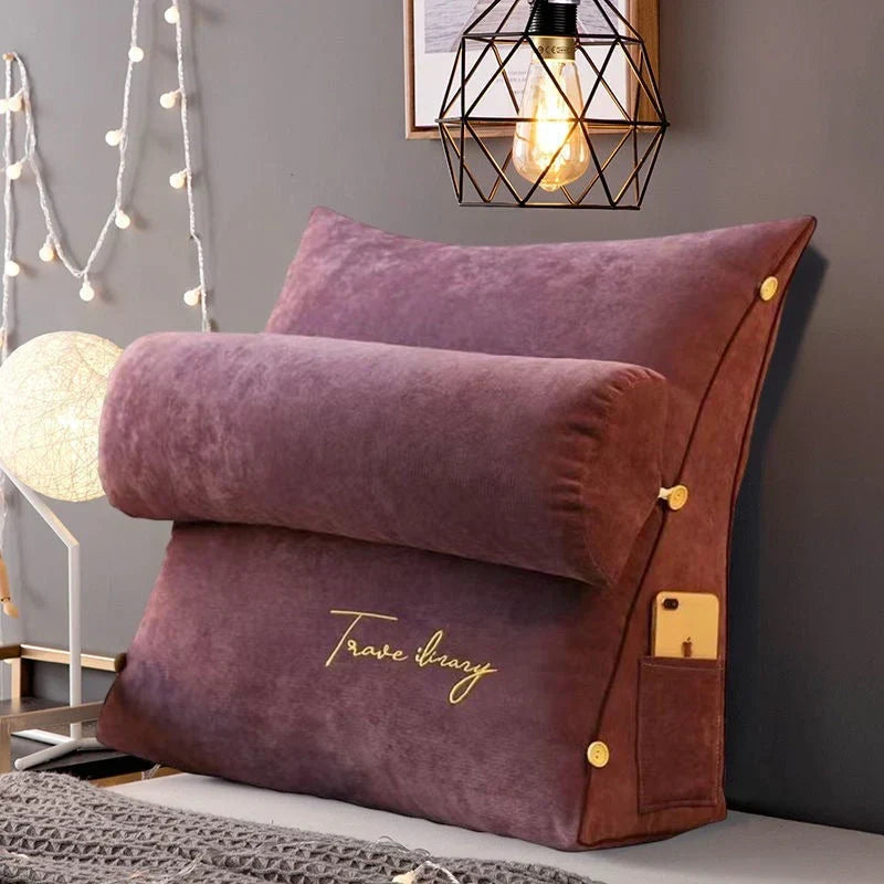 Ergonomic Wedge-Shaped Back Support Cushion – Relaxa