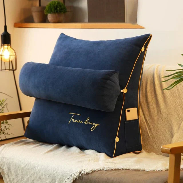 Ergonomic Wedge-Shaped Back Support Cushion – Relaxa