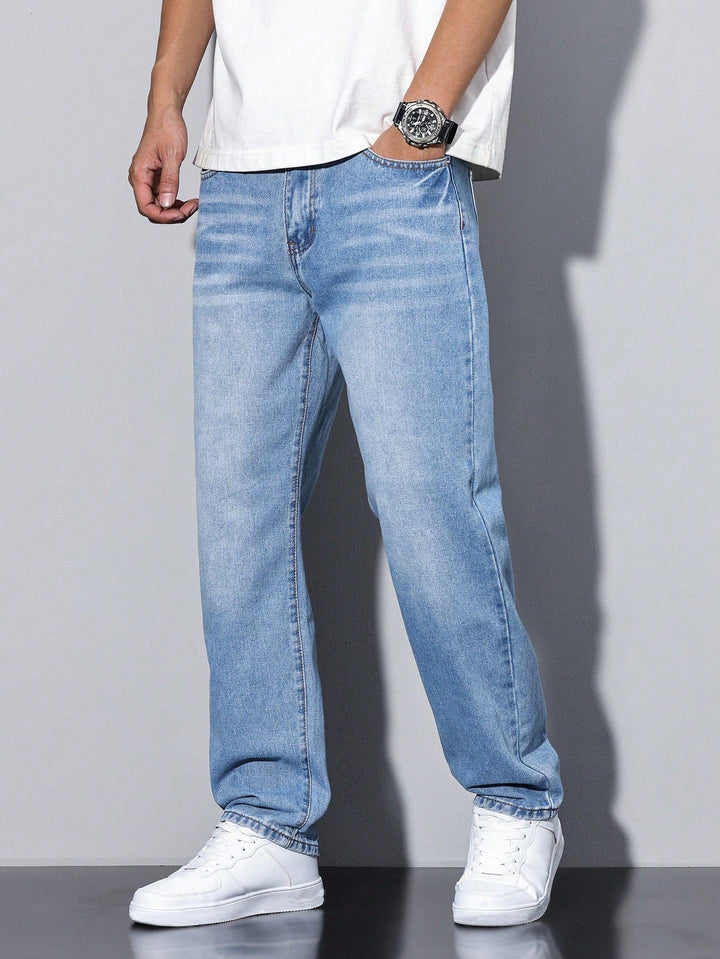 Casual Men's Straight-Leg Jeans – Mailand