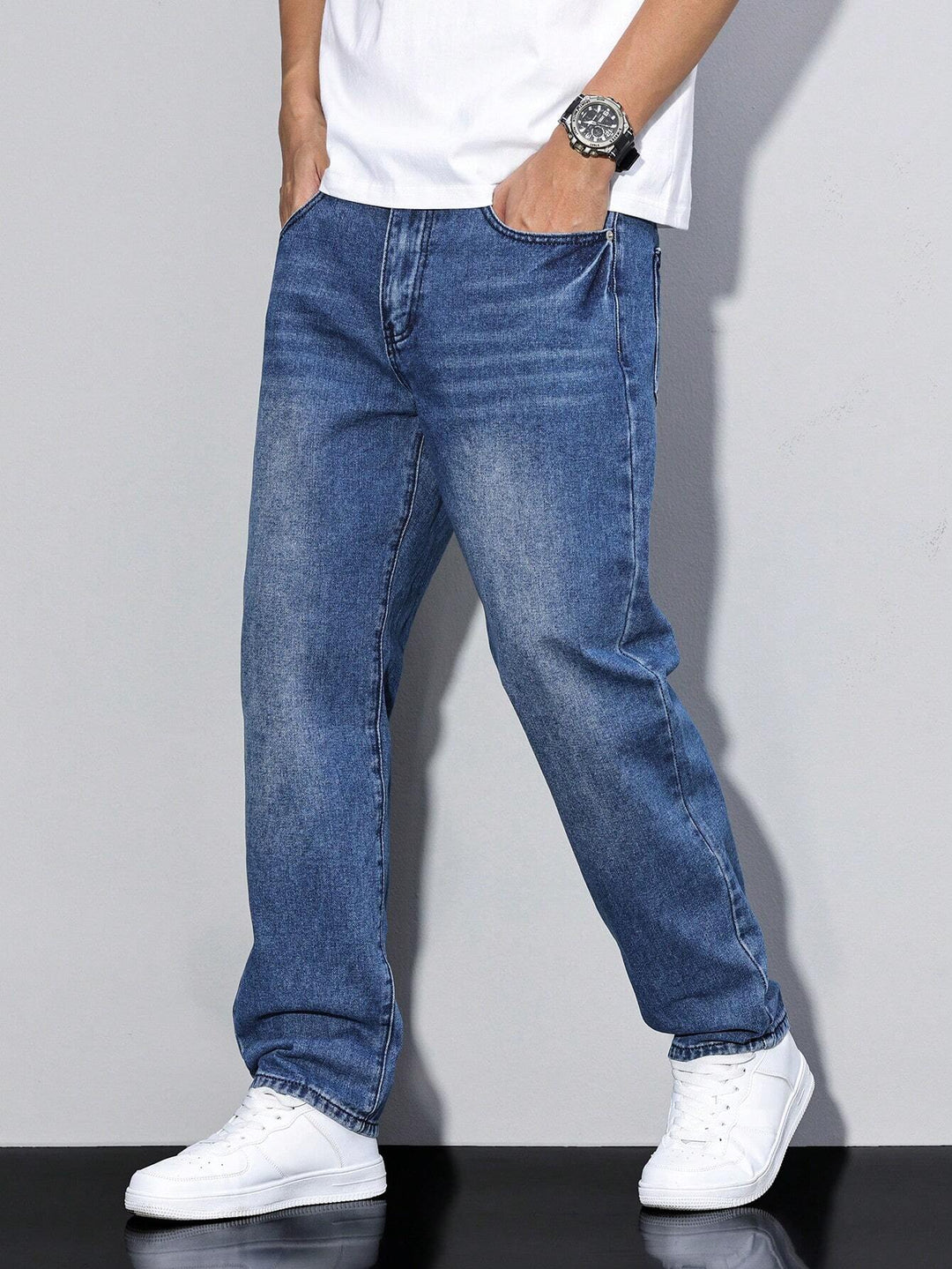 Casual Men's Straight-Leg Jeans – Mailand