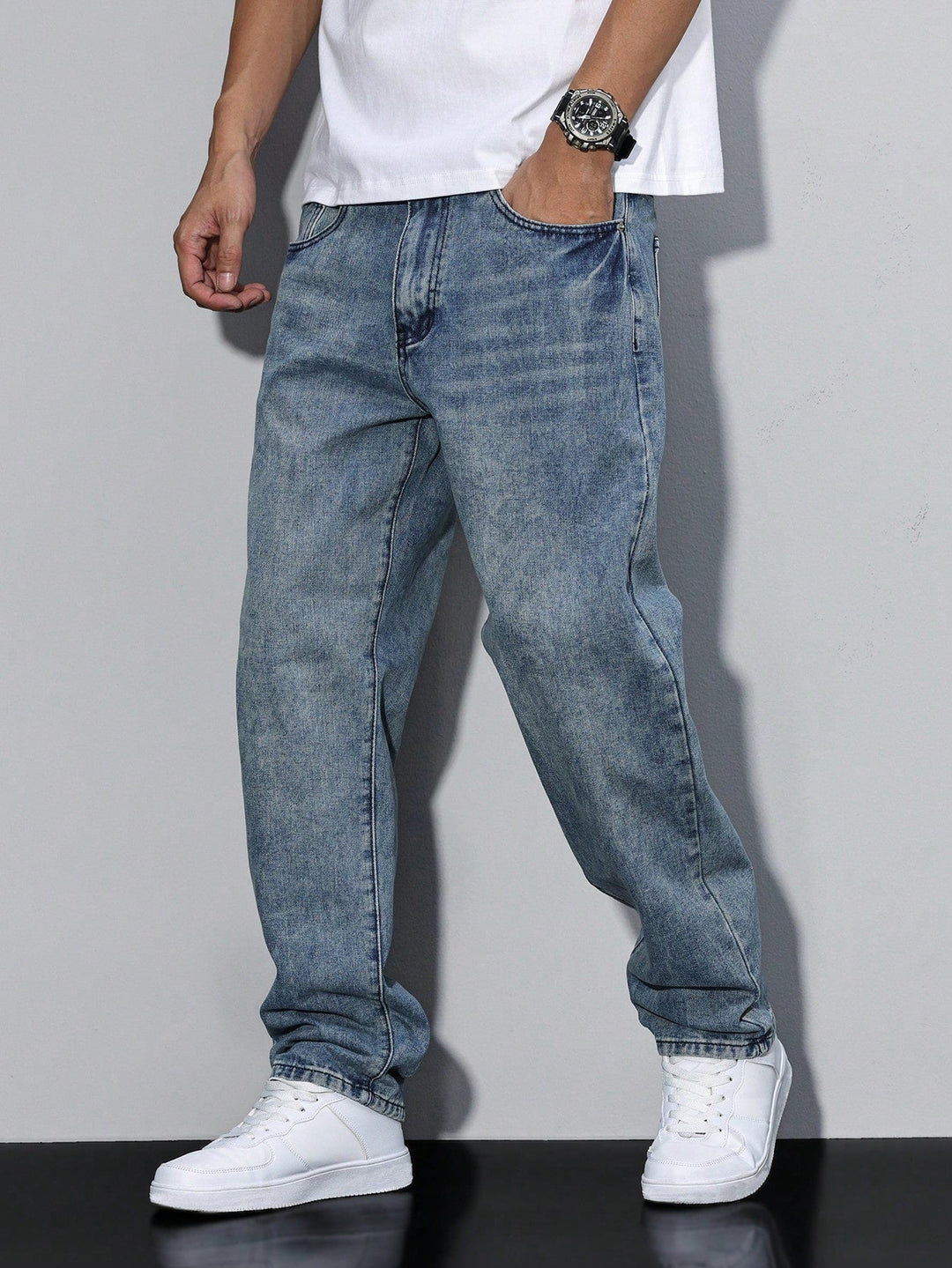 Casual Men's Straight-Leg Jeans – Mailand