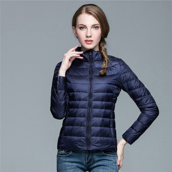 Lightweight Waterproof Down Jacket for Spring 2026 - City Elegance