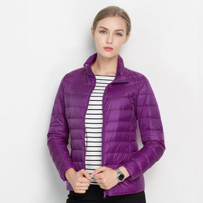 Lightweight Waterproof Down Jacket for Spring 2026 - City Elegance
