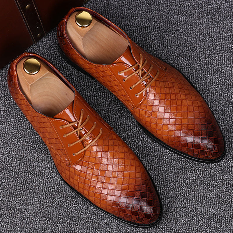 Stylish Leather Lace-Up Shoes for Men – Casper