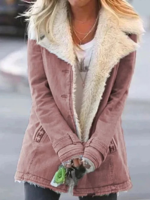 Stylish Thermal Women's Coat - Aurora