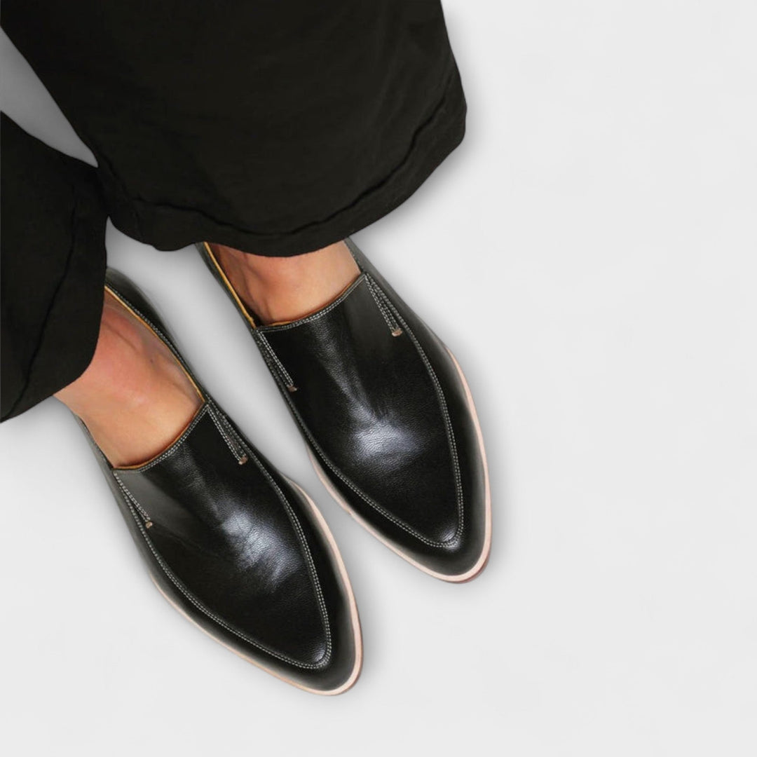 Women's Orthopaedic Loafers Black – Comfortable Slip-On Shoes