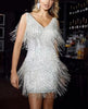 Sparkling Sequin Dress with Fringes – Celina