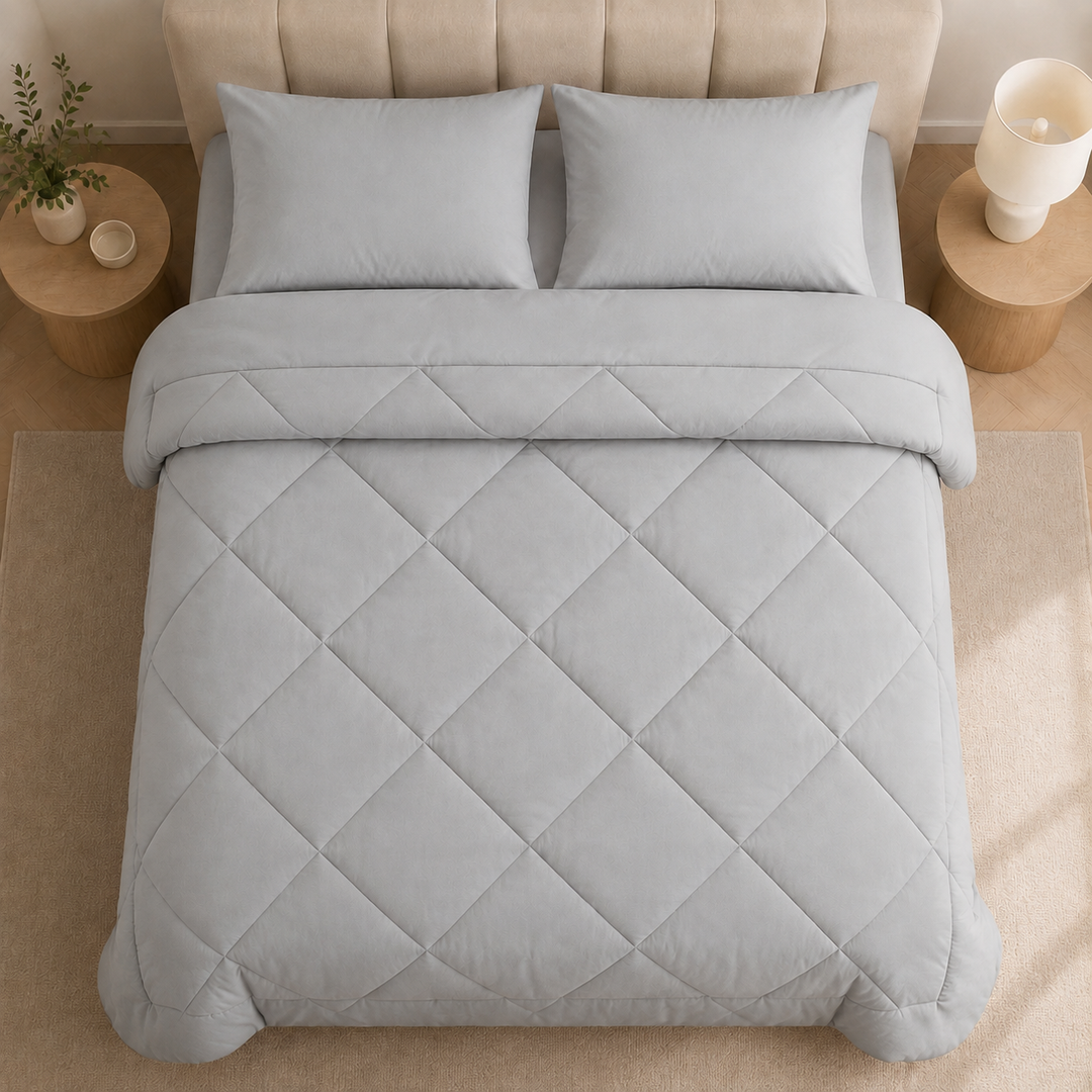 2-in-1 duvet — no duvet cover needed