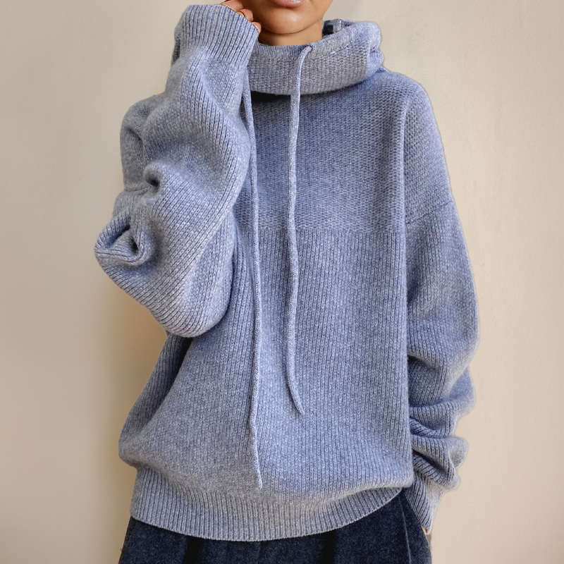 Merino Wool Polo-Neck Sweater – Amira Autumn Edition