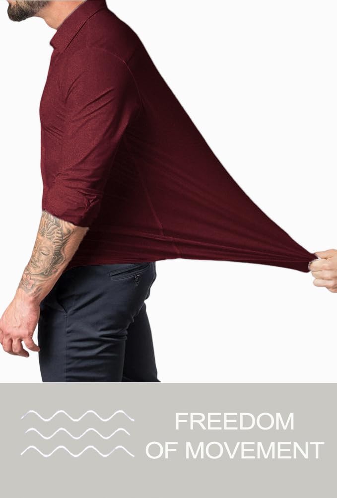Men's Slim-Fit Wrinkle-Free Shirt for Spring 2026 – David
