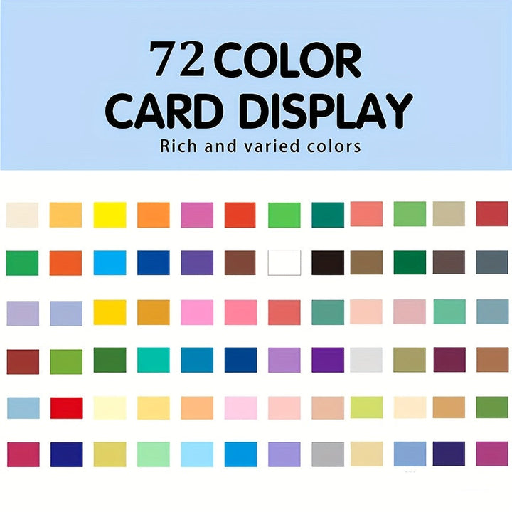 72 Acrylic Paint Pens in 72 Colours – Perfect for Creative Painting on Various Surfaces