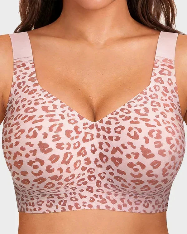 Comfortable Wire-Free Full-Coverage Jelly Bra with Smoothing Fit